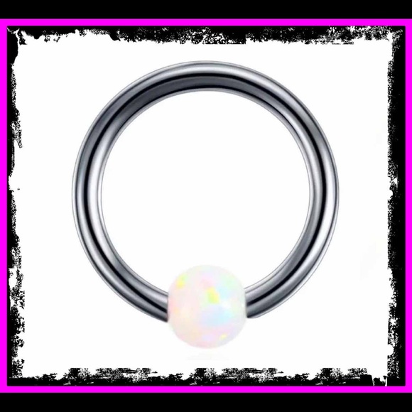 Boheme Jewelry - ‼️RELISTED‼️ Retro Titanium Opal Nose Ring Nostril Hoop